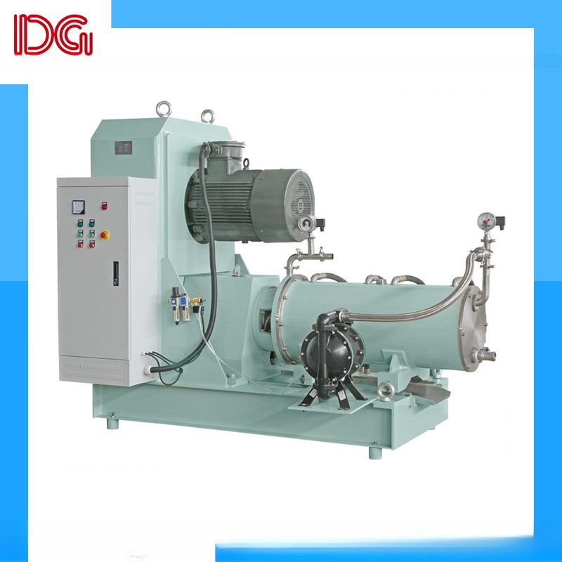 Bead Mill Machine with SKD11 Grinding Discs 10°C Cooling Water and Turbine Agitator for Paint Ink Pigment