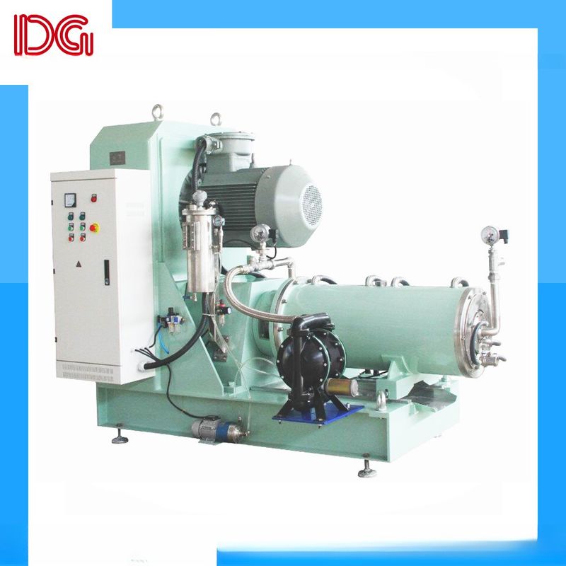 Horizontal Bead Mill Machine with Double End Mechanical Seal and Water Base Suitable for Over 10 Years Life Period