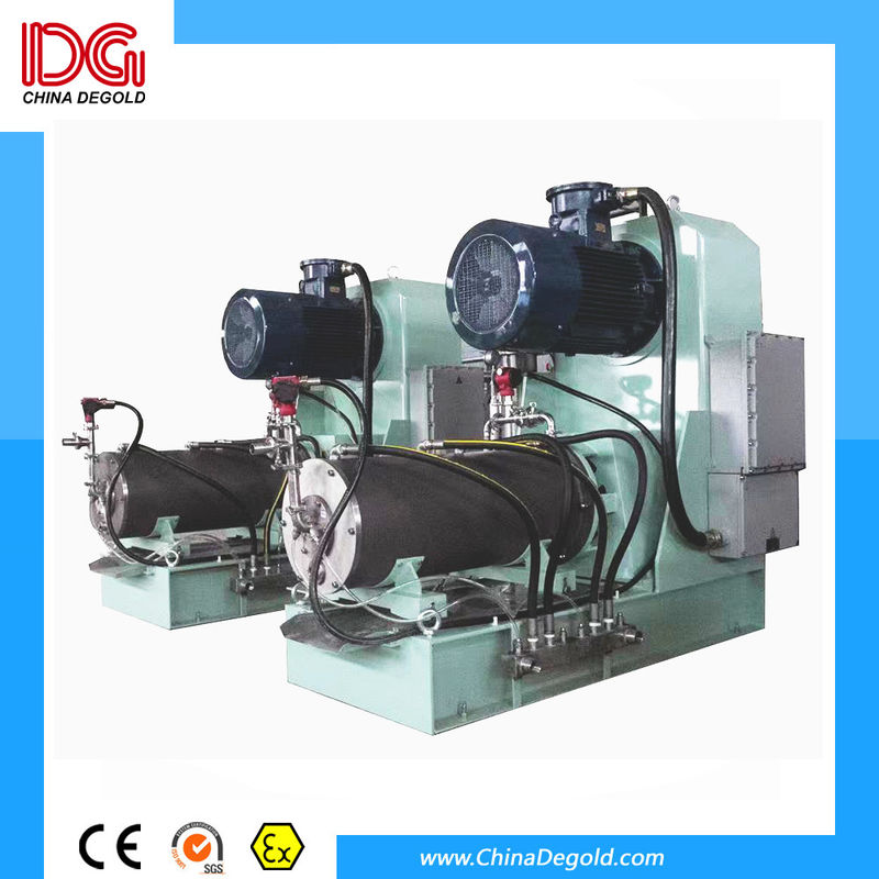 Grinding Process Series Bead Mill Machine with Turbine Agitator and 10°C Cooling Water Temperature