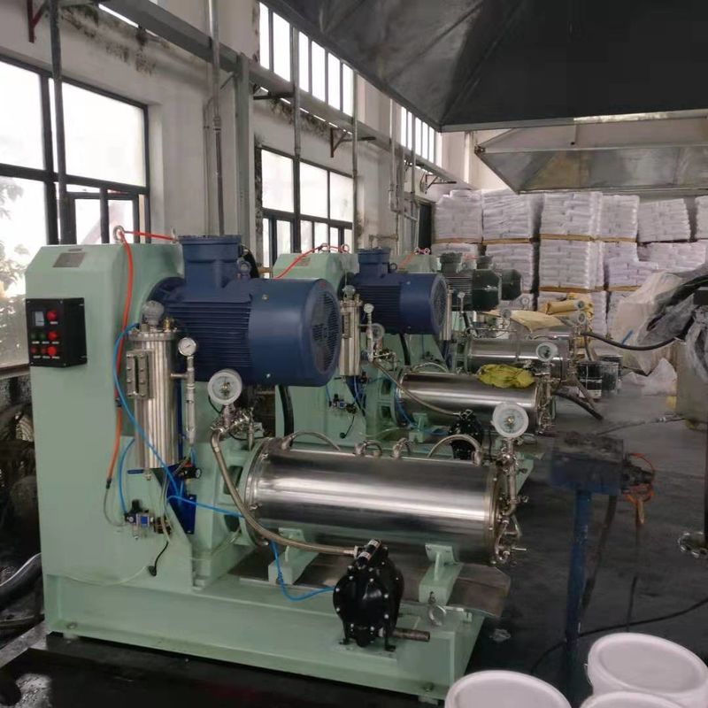 Bead Mill Machine with Zirconia Beads Turbine Agitator and Gap Separator for Precision Milling