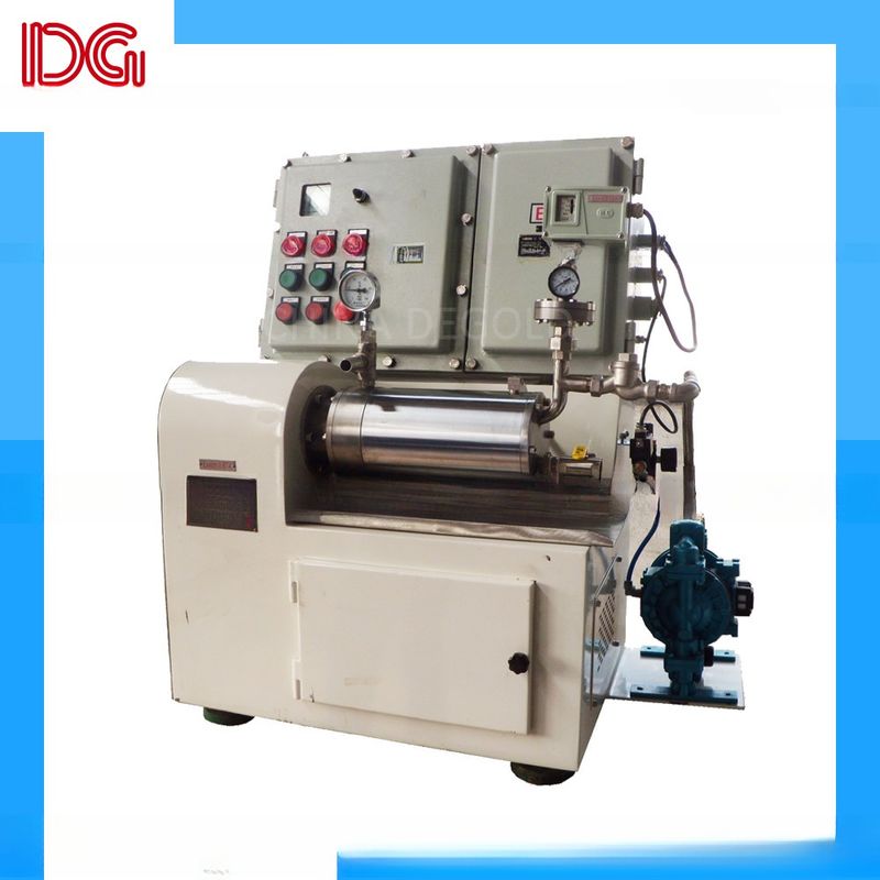 Máy nghiền bi phòng thí nghiệm với thể tích buồng nghiền 100 ml và bảng điều khiển kỹ thuật số để nghiền tuần hoàn các vật liệu lô nhỏ