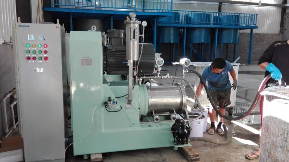 DEGOLD ZM-K Pin Type Bead Mill Machine with Mechanical Seal for Agrochemical Processing