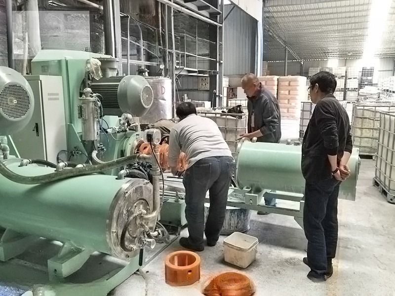 نوع القرص مطحنة الرمل الأفقية 100Ltr طاحونة الحبات الطحن الرطب