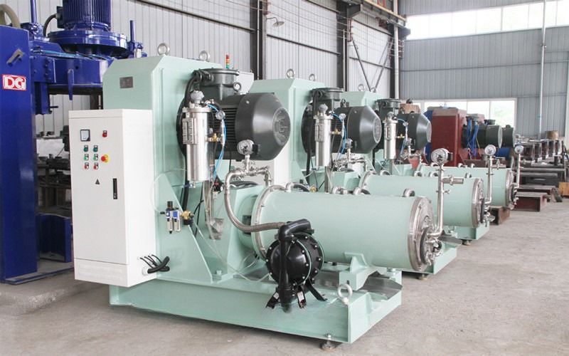 100L Cylinder Volume Bead Mill with Cooling Water Jacket and Stainless Steel Construction for Industrial Wet Grinding