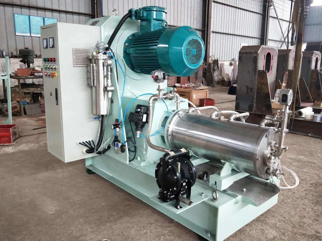 100L Cylinder Volume Bead Mill with Mechanical Seal and Stainless Steel Construction for Industrial Wet Grinding