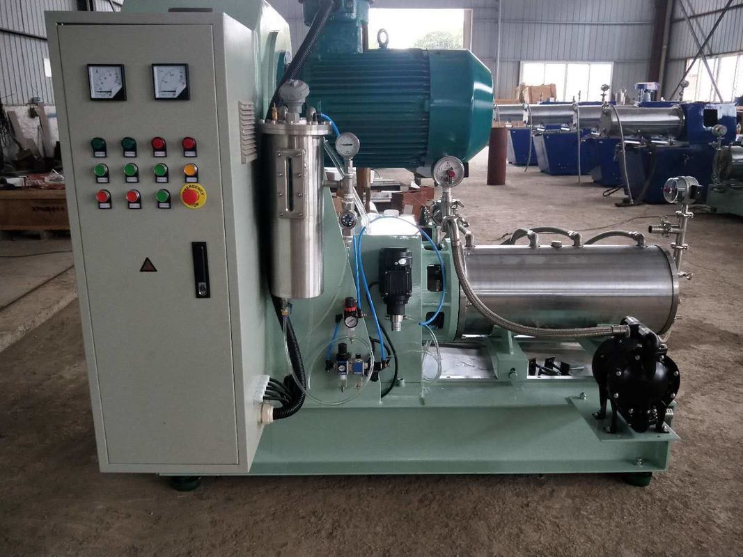 Broyeur à billes industriel avec chemise d'eau de refroidissement et construction en acier inoxydable pour broyage humide de 100L