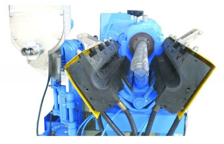 100mm Dia واحد خرطوشة extruder Kneader آلة لإنتاج طبقة مسحوق