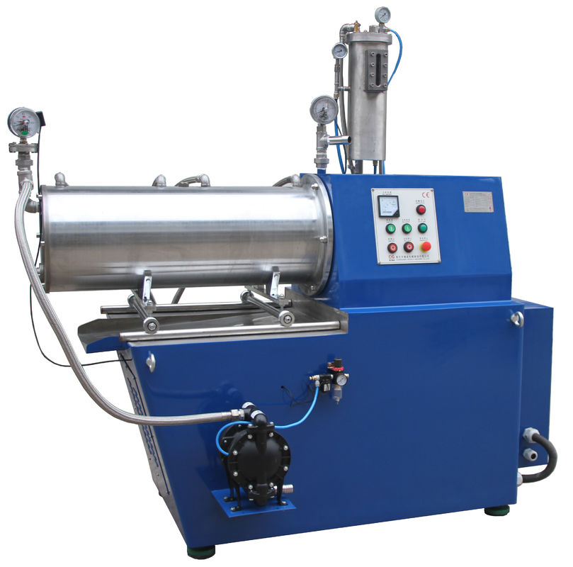Horizontal Bead Mill Machine with Feed Size Up To 5 Mm and Particle Size Down To 1 Micron in 304 Stainless Steel